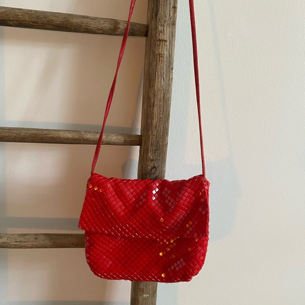 Vintage red sequin bag